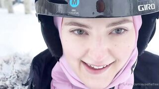 OnlyFans - Eva Elfie - Creampie in Snow Mountains rq