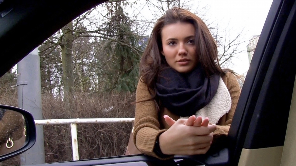 Pretty Hitchhiker Has A Nice Ass