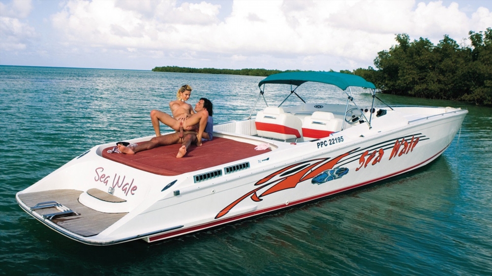 Chloe Is Fucked by Two Big Cocks down by the River